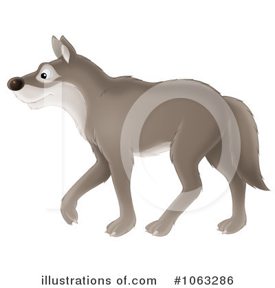 Royalty-Free (RF) Wolf Clipart Illustration by Alex Bannykh - Stock Sample #1063286