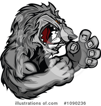 Wolf Clipart #1090236 by Chromaco