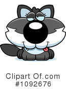 Wolf Clipart #1092676 by Cory Thoman