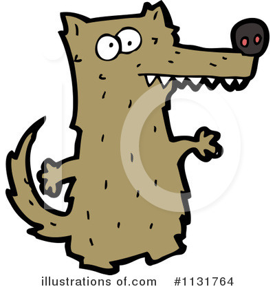 Royalty-Free (RF) Wolf Clipart Illustration by lineartestpilot - Stock Sample #1131764