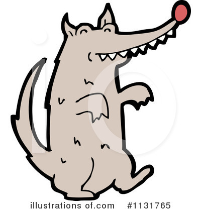 Royalty-Free (RF) Wolf Clipart Illustration by lineartestpilot - Stock Sample #1131765