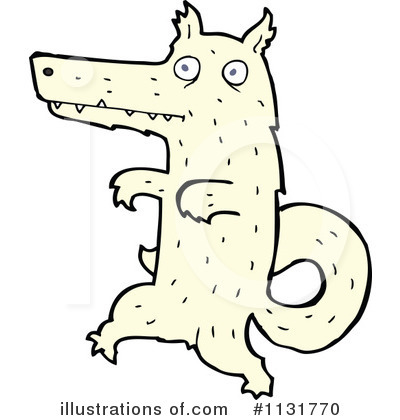 Royalty-Free (RF) Wolf Clipart Illustration by lineartestpilot - Stock Sample #1131770