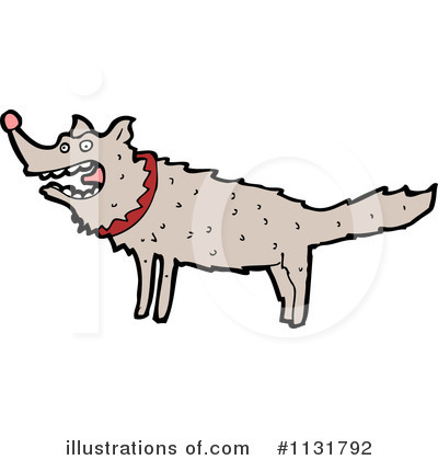 Royalty-Free (RF) Wolf Clipart Illustration by lineartestpilot - Stock Sample #1131792