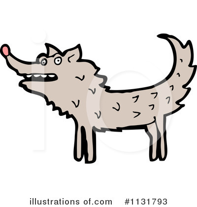 Royalty-Free (RF) Wolf Clipart Illustration by lineartestpilot - Stock Sample #1131793