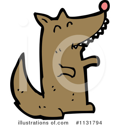 Royalty-Free (RF) Wolf Clipart Illustration by lineartestpilot - Stock Sample #1131794