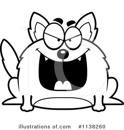 Evil Wolf Clipart #1138260 by Cory Thoman