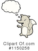 Wolf Clipart #1150258 by lineartestpilot