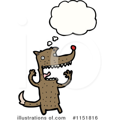 Royalty-Free (RF) Wolf Clipart Illustration by lineartestpilot - Stock Sample #1151816