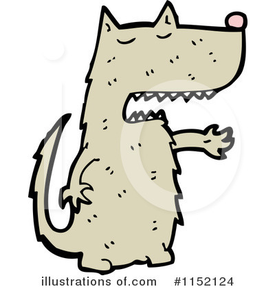Royalty-Free (RF) Wolf Clipart Illustration by lineartestpilot - Stock Sample #1152124