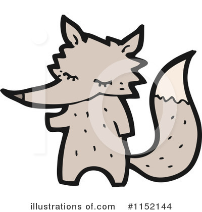 Royalty-Free (RF) Wolf Clipart Illustration by lineartestpilot - Stock Sample #1152144