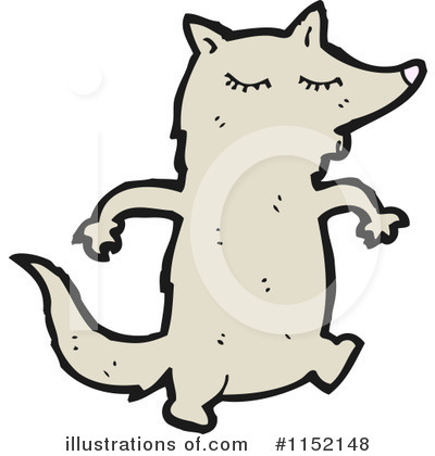 Royalty-Free (RF) Wolf Clipart Illustration by lineartestpilot - Stock Sample #1152148