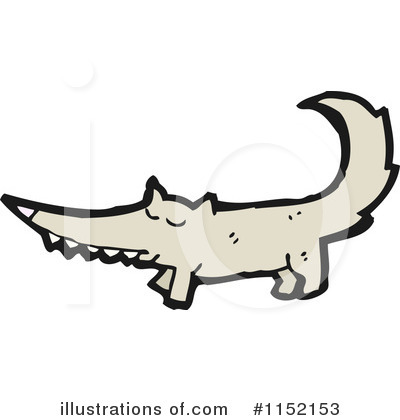 Royalty-Free (RF) Wolf Clipart Illustration by lineartestpilot - Stock Sample #1152153
