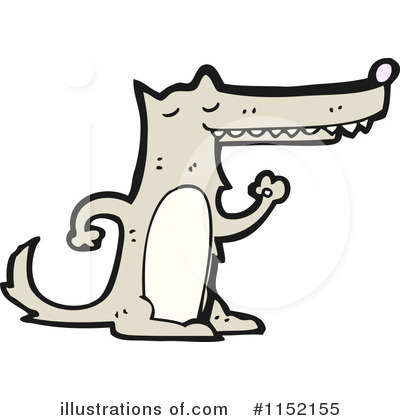 Royalty-Free (RF) Wolf Clipart Illustration by lineartestpilot - Stock Sample #1152155