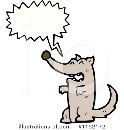 Royalty-Free (RF) Wolf Clipart Illustration by lineartestpilot - Stock Sample #1152172