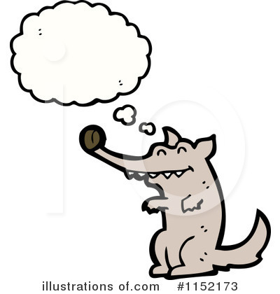 Royalty-Free (RF) Wolf Clipart Illustration by lineartestpilot - Stock Sample #1152173