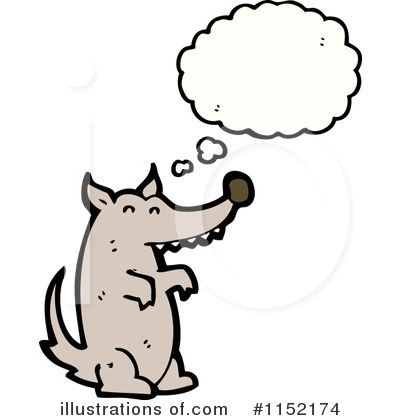 Royalty-Free (RF) Wolf Clipart Illustration by lineartestpilot - Stock Sample #1152174
