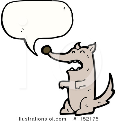 Royalty-Free (RF) Wolf Clipart Illustration by lineartestpilot - Stock Sample #1152175