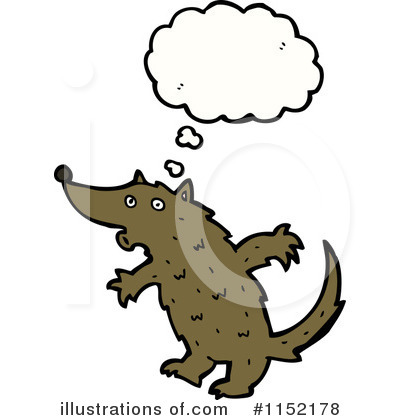 Royalty-Free (RF) Wolf Clipart Illustration by lineartestpilot - Stock Sample #1152178