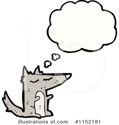 Royalty-Free (RF) Wolf Clipart Illustration by lineartestpilot - Stock Sample #1152181