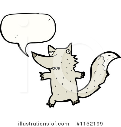 Royalty-Free (RF) Wolf Clipart Illustration by lineartestpilot - Stock Sample #1152199