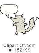 Wolf Clipart #1152199 by lineartestpilot
