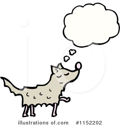 Royalty-Free (RF) Wolf Clipart Illustration by lineartestpilot - Stock Sample #1152202