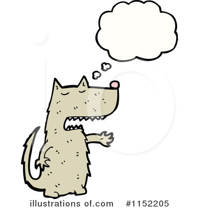Royalty-Free (RF) Wolf Clipart Illustration by lineartestpilot - Stock Sample #1152205