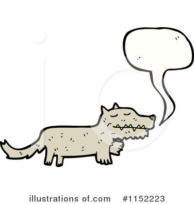 Royalty-Free (RF) Wolf Clipart Illustration by lineartestpilot - Stock Sample #1152223