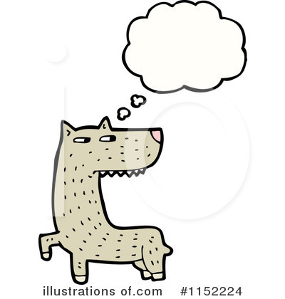 Royalty-Free (RF) Wolf Clipart Illustration by lineartestpilot - Stock Sample #1152224