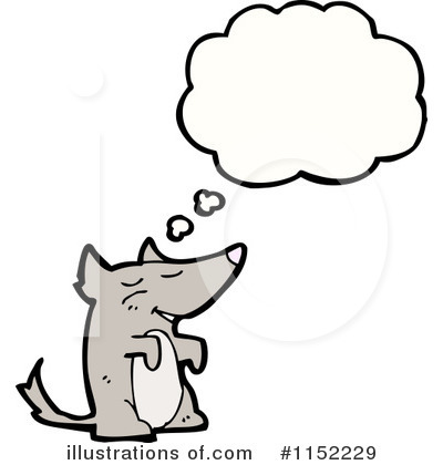 Royalty-Free (RF) Wolf Clipart Illustration by lineartestpilot - Stock Sample #1152229