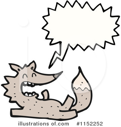 Royalty-Free (RF) Wolf Clipart Illustration by lineartestpilot - Stock Sample #1152252