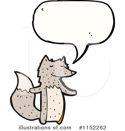 Royalty-Free (RF) Wolf Clipart Illustration by lineartestpilot - Stock Sample #1152262