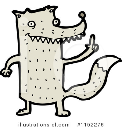 Royalty-Free (RF) Wolf Clipart Illustration by lineartestpilot - Stock Sample #1152276