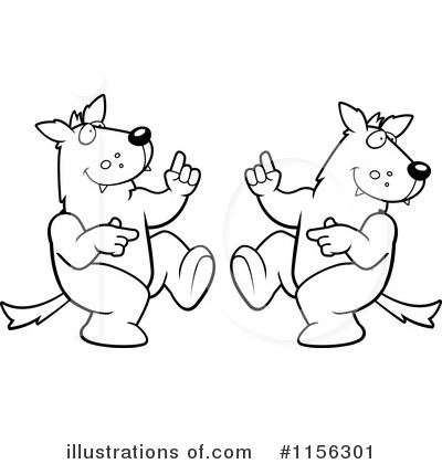 Royalty-Free (RF) Wolf Clipart Illustration by Cory Thoman - Stock Sample #1156301