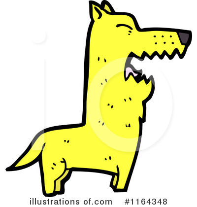 Royalty-Free (RF) Wolf Clipart Illustration by lineartestpilot - Stock Sample #1164348