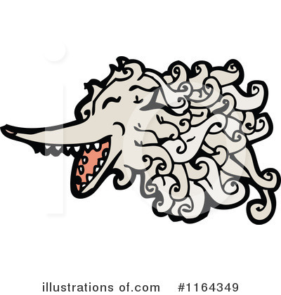 Royalty-Free (RF) Wolf Clipart Illustration by lineartestpilot - Stock Sample #1164349