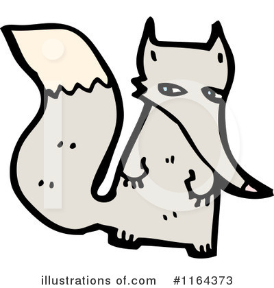 Royalty-Free (RF) Wolf Clipart Illustration by lineartestpilot - Stock Sample #1164373