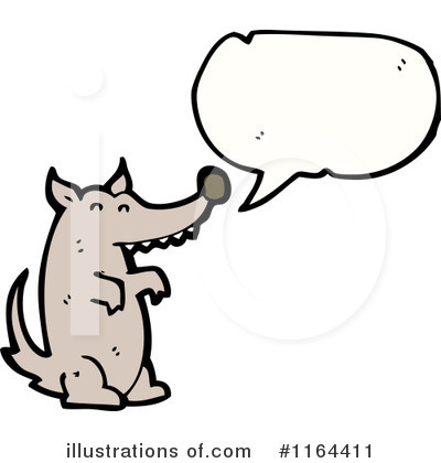 Royalty-Free (RF) Wolf Clipart Illustration by lineartestpilot - Stock Sample #1164411