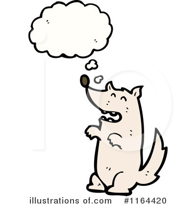 Royalty-Free (RF) Wolf Clipart Illustration by lineartestpilot - Stock Sample #1164420