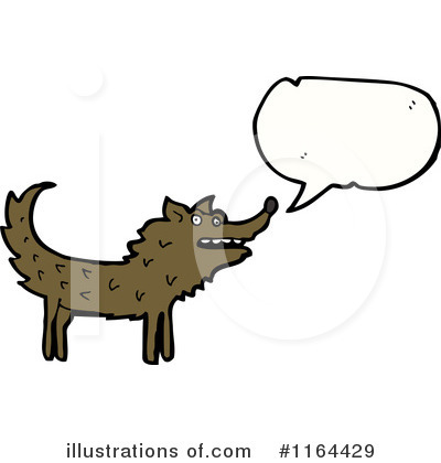 Royalty-Free (RF) Wolf Clipart Illustration by lineartestpilot - Stock Sample #1164429