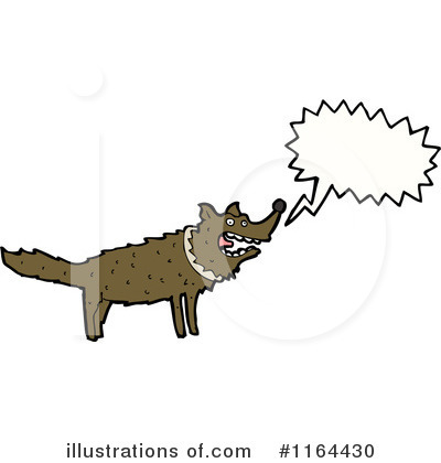 Royalty-Free (RF) Wolf Clipart Illustration by lineartestpilot - Stock Sample #1164430
