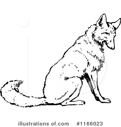 Royalty-Free (RF) Wolf Clipart Illustration by Prawny Vintage - Stock Sample #1166023