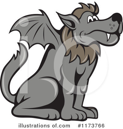 Royalty-Free (RF) Wolf Clipart Illustration by patrimonio - Stock Sample #1173766