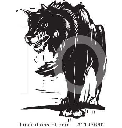 Royalty-Free (RF) Wolf Clipart Illustration by xunantunich - Stock Sample #1193660