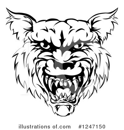 Royalty-Free (RF) Wolf Clipart Illustration by AtStockIllustration - Stock Sample #1247150