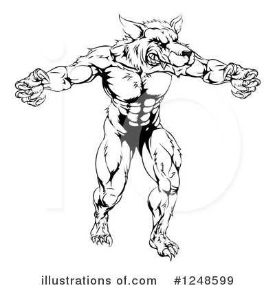 Royalty-Free (RF) Wolf Clipart Illustration by AtStockIllustration - Stock Sample #1248599