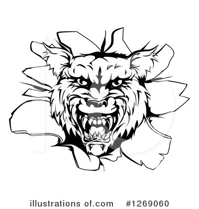 Royalty-Free (RF) Wolf Clipart Illustration by AtStockIllustration - Stock Sample #1269060