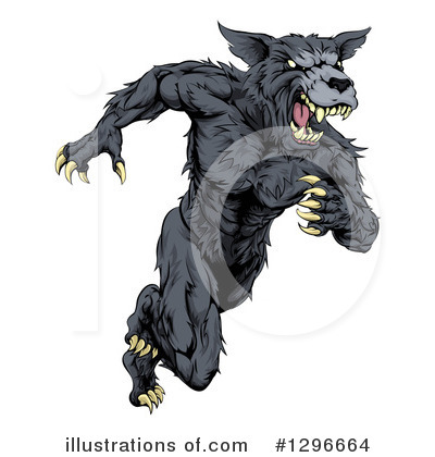 Royalty-Free (RF) Wolf Clipart Illustration by AtStockIllustration - Stock Sample #1296664