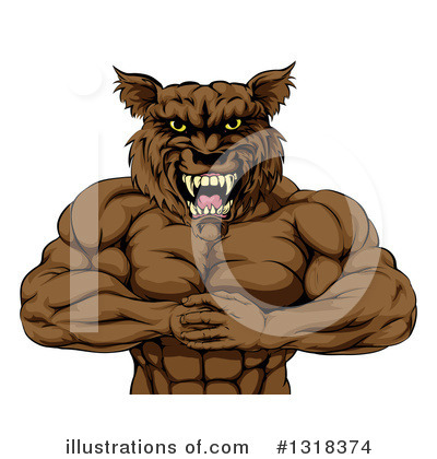 Royalty-Free (RF) Wolf Clipart Illustration by AtStockIllustration - Stock Sample #1318374