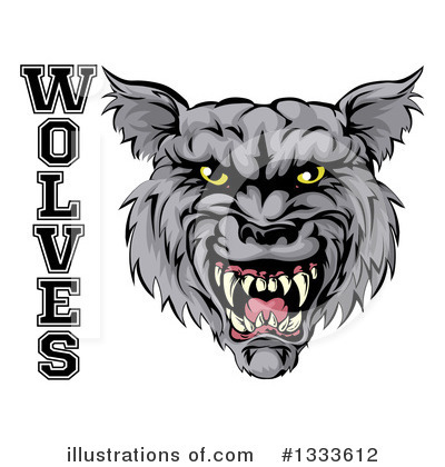 Royalty-Free (RF) Wolf Clipart Illustration by AtStockIllustration - Stock Sample #1333612
